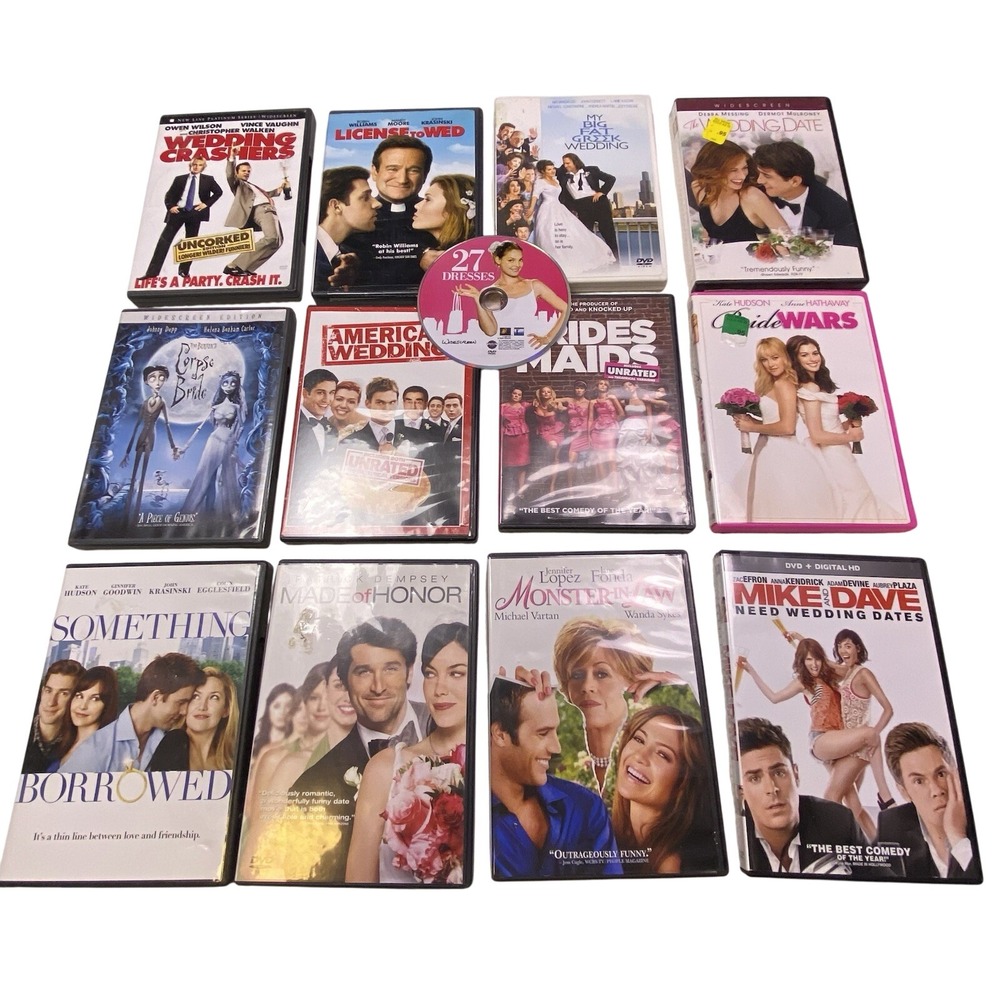 Lot of‎ 13 Wedding Bride Bridal Married Marriage DVDs Movies